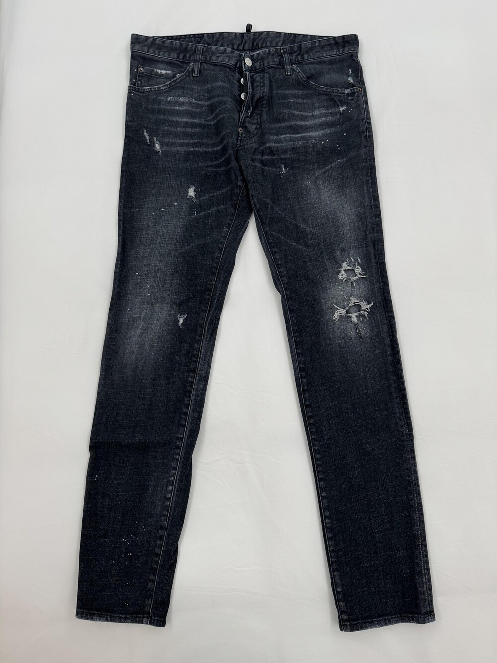Dsquared2 Cool Guy Jeans Mens 52 Distressed Denim Made Italy Designer Pants